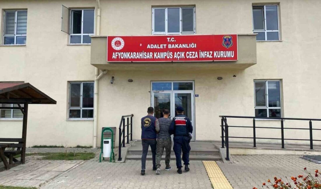 Afyonkarahisar’da 47 yıl 11 ay 25 gün hapis cezasıyla aranan