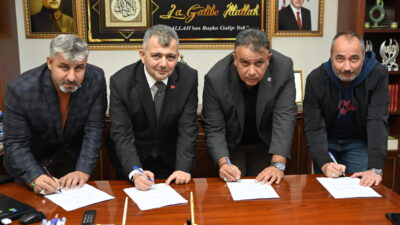 Emirdağ Belediye Başkanı Serkan Koyuncu ile Hizmet-İş Sendikası Afyonkarahisar Şube