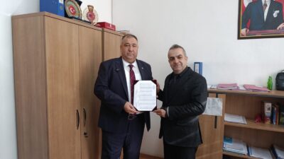 Merkez İlçe Başkanı İzzet Köken, İl Kadın Kolları Başkanı Aslı