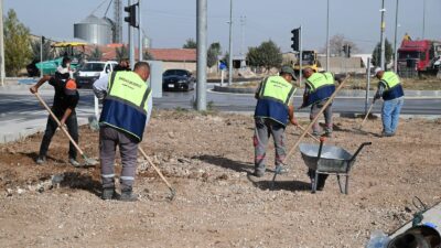 Belediye Başkanı Serkan Koyuncu, ilçemizin giriş noktalarında estetik görünümü arttırmak
