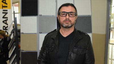 Camgöz, 12. Uluslararası Mermer ve Doğaltaş Kongresi için geldiği Afyonkarahisar’da,