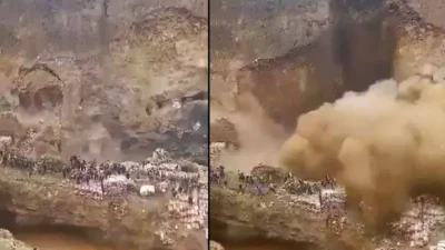 Bölgede arama-kurtarma çalışmaları devam ederken, hâlen çok sayıda işçinin enkaz