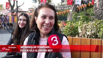 Sokağın Sesi: Evlilik Kilo Aldırıyor mu? Kimi “aşk iştah açıyor”