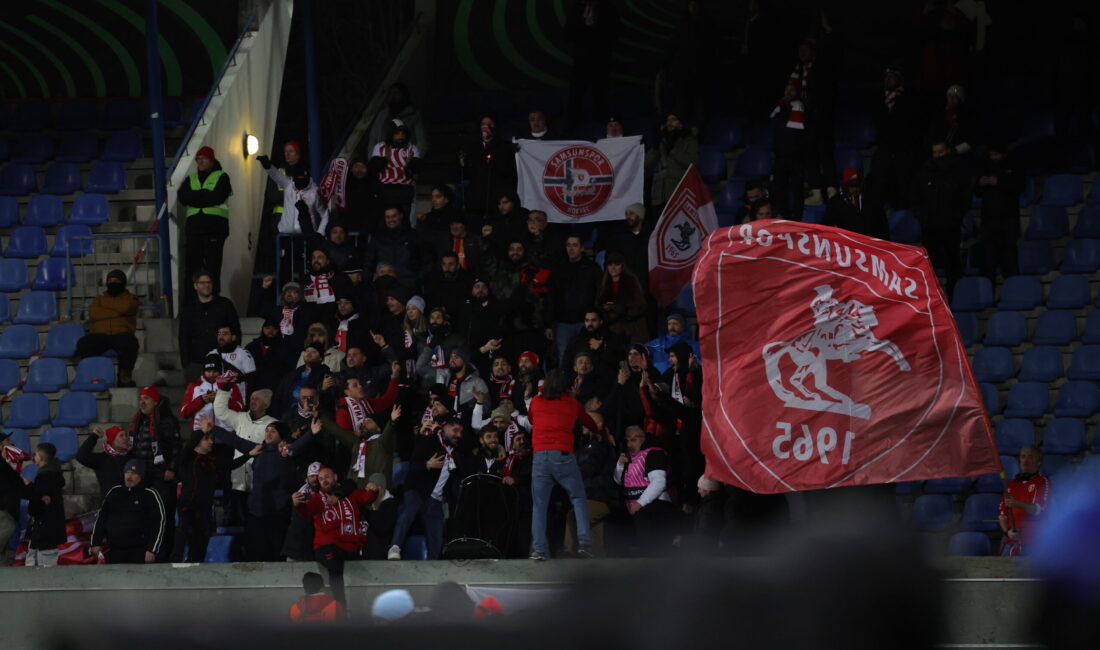 Temsilcimiz Samsunspor, UEFA Konferans Ligi 4. hafta maçında İzlanda ekibi