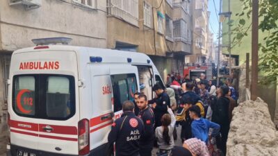 Öğle saatlerinde Diyarbakır Bağlar’da 5 katlı apartmanın son katındaki dairede