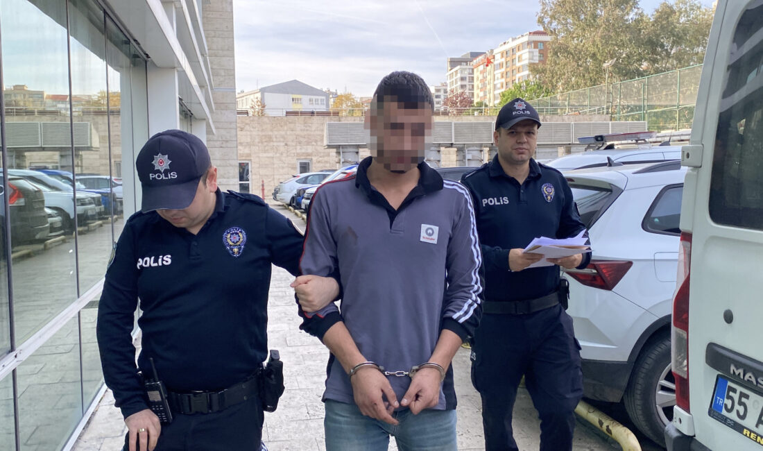 Samsun’un Atakum ilçesi Mimar Sinan Mahallesi’ndeki bir inşaatta dün saat