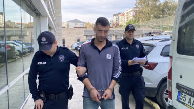 Samsun’un Atakum ilçesi Mimar Sinan Mahallesi’ndeki bir inşaatta dün saat