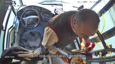 İstanbul’da Yenidoğan-Kozyatağı hattında görev yapan İETT şoförü Şahismail Ayaztekin, otobüse