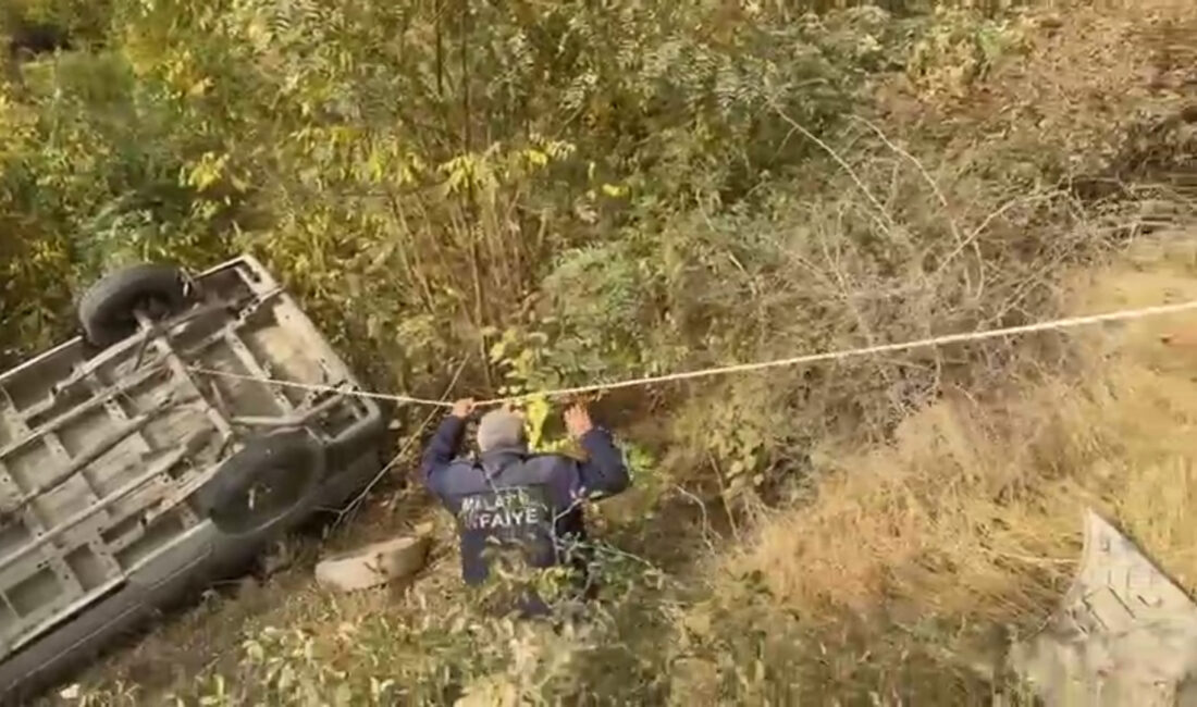 Sabah saatlerinde Malatya Taşbaşı Mahallesi’nde, F.G. kontrolündeki minibüs kontrolden çıkarak