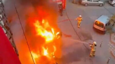 Olay sabah saat 07.30 sıralarında Cumhuriyet Mahallesi Türkmen Yolu’nda meydana