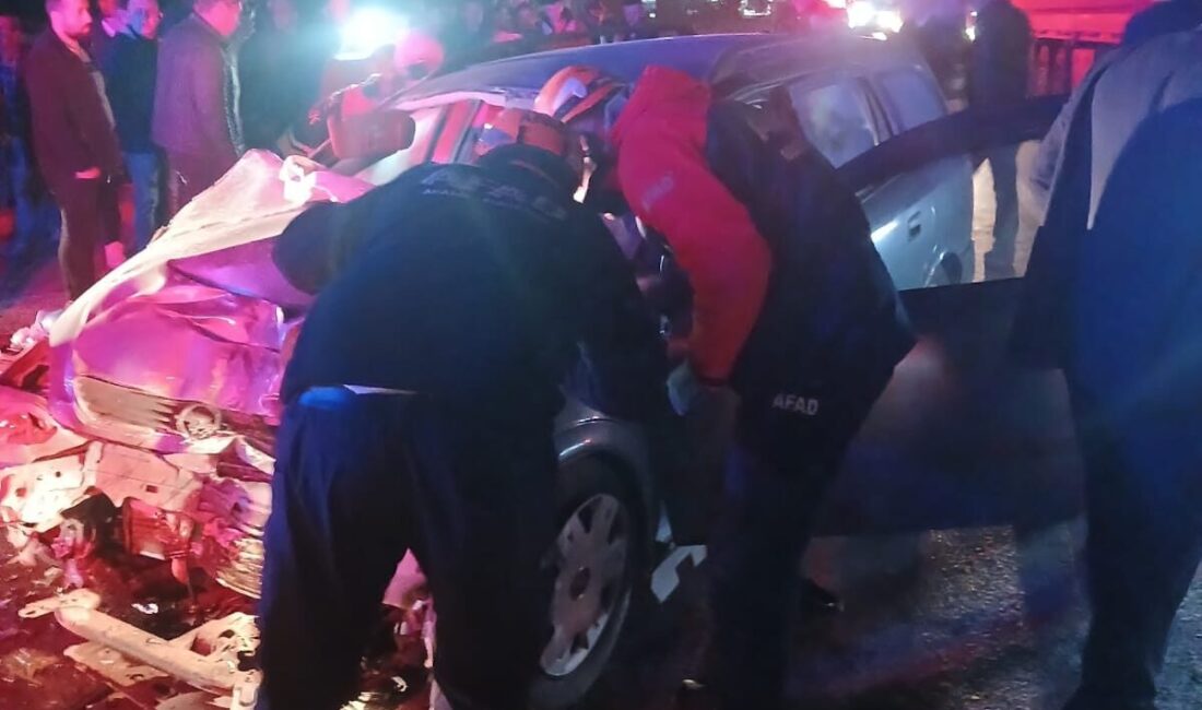 AFYONKARAHİSAR (AA) – Afyonkarahisar'ın Sinanpaşa ilçesinde otomobil ile halk otobüsünün