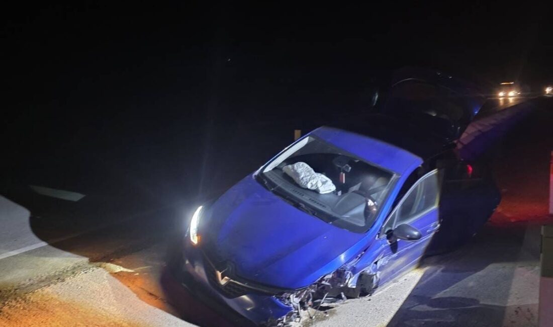 AFYONKARAHİSAR (AA) – Afyonkarahisar'da otomobilin refüje çarpması sonucu 5 kişi