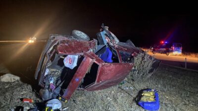 AFYONKARAHİSAR (AA) – Afyonkarahisar'ın İhsaniye ilçesinde şarampole devrilen otomobilin sürücüsü