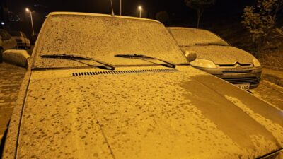 Meteoroloji 13. Bölge Müdürlüğü’nün uyarısının ardından gece saatlerinde başlayan sağanak