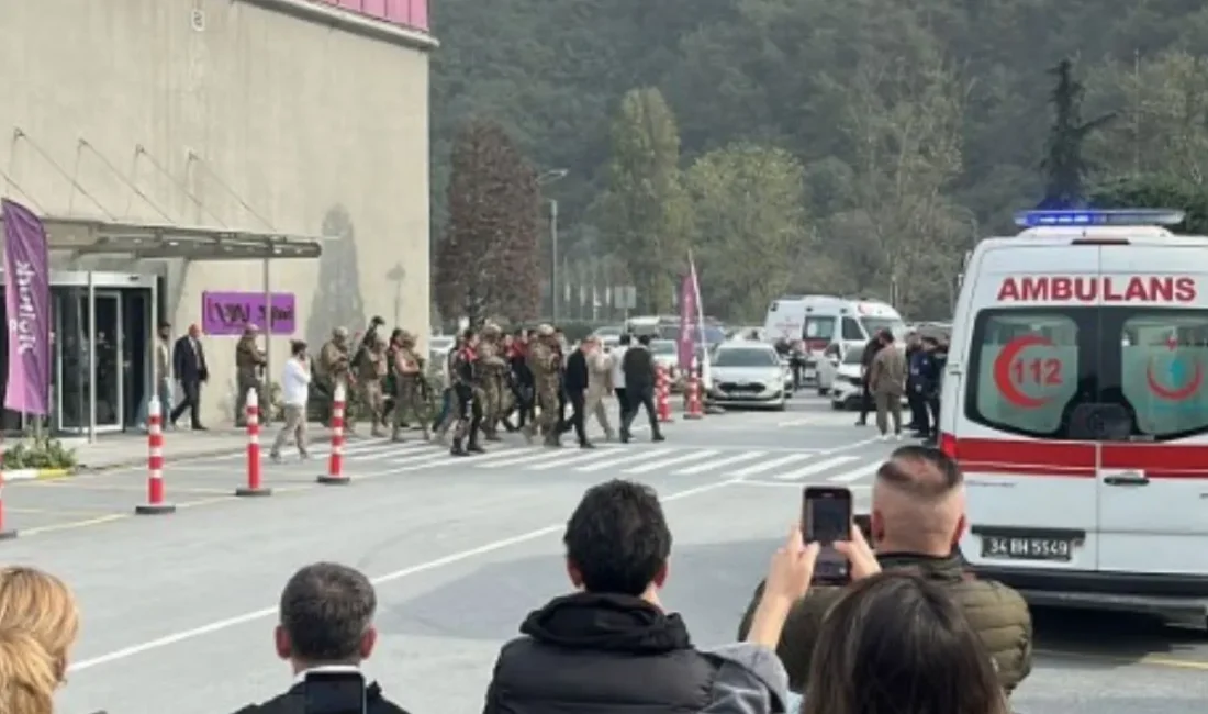 Olay, saat 12.00 sıralarında Sarıyer Ayazağa’daki beIN Sports televizyon binasında