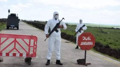 Bolu Mudurnu İlçe Tarım Müdürlüğü ekipleri, Karacakaya Mahallesi’ndeki bir ahırda