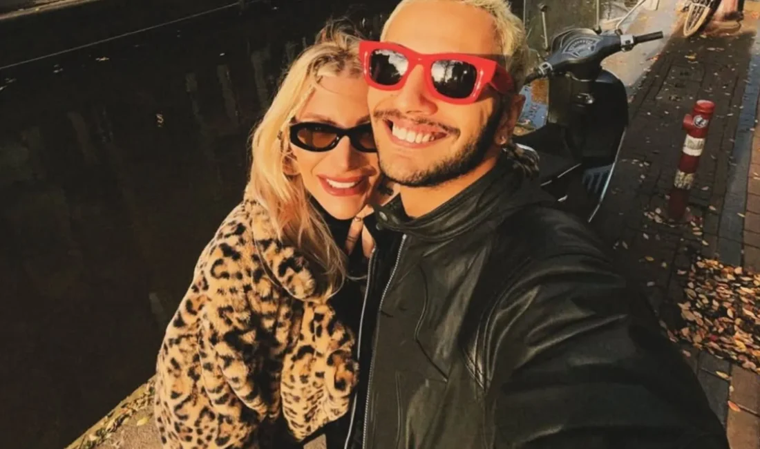 Ünlü şarkıcı İrem Derici ve nişanlısı Melih Kunukçu, Galatasaray’ın Ajax