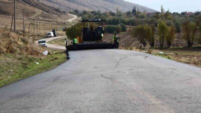 Afyonkarahisar İl Özel İdaresi tarafından Dinar ilçesinde ki Uluköy-Akçaköy bağlantı