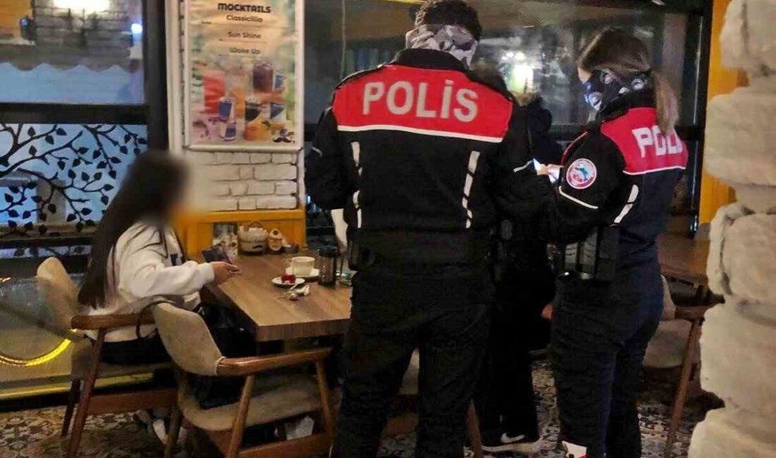 Afyonkarahisar’ın Emirdağ ilçesinde polis tarafından gerçekleştirilen huzur ve asayiş denetiminde