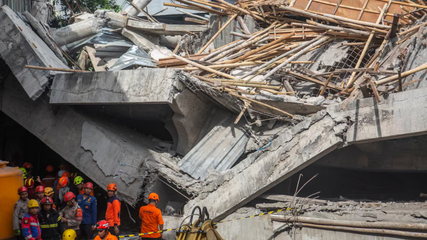 Endonezya’nın Doğu Cava eyaletine bağlı Sidoarjo kentinde Al Khoziny İslami