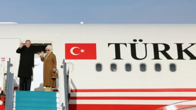 Cumhurbaşkanı Erdoğan, TUR uçağıyla Güney Afrika Cumhuriyeti’ne hareket etti. Esenboğa