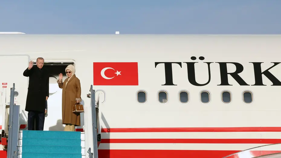 Cumhurbaşkanı Erdoğan, TUR uçağıyla Güney Afrika Cumhuriyeti’ne hareket etti. Esenboğa