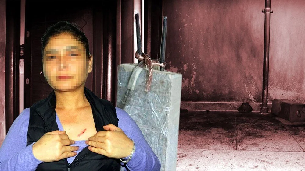 Serhan Kaynar, daha önce komşusu Tezcan K.’nin kapısını tiner dökerek