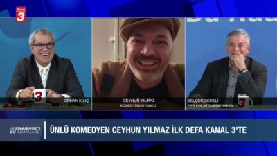 Orhan Kılıç ve FIFA kokartlı eski hakem Selçuk Dereli ile