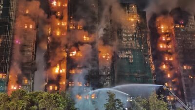 Tai Po Bölgesindeki Yangın Büyük Kayıplara Yol Açtı Hong Kong