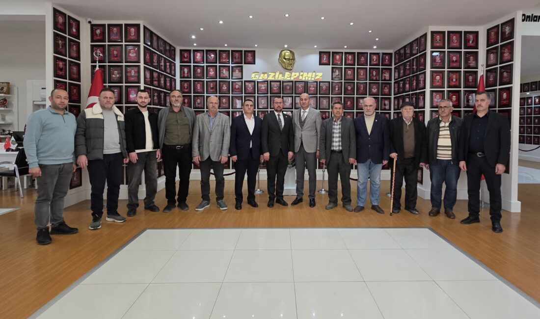 ŞEHİT VE GAZİLER DERNEĞİ’NE ZİYARET İlçe Başkanı İzzet Köken ve
