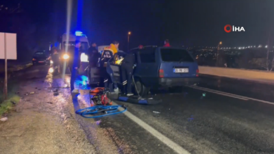 Kazada 3’ü çocuk 9 kişi yaralanırken, 5 yaşındaki çocuğun durumunun