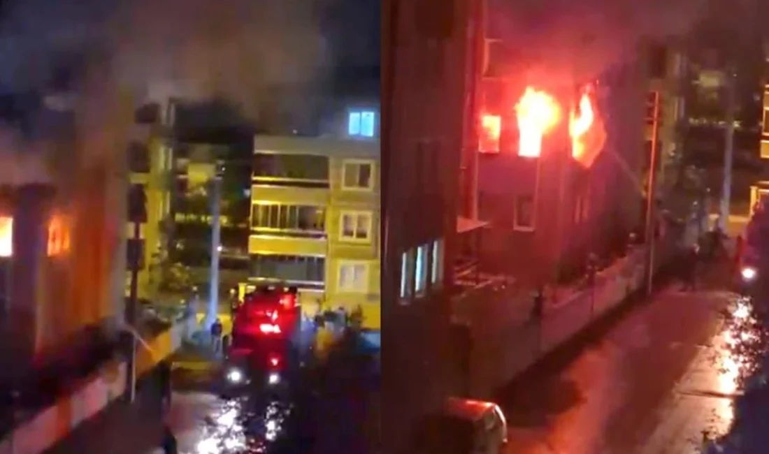 Kütahya Dumlupınar Mahallesi’nde bulunan bir apartman dairesinde henüz belirlenemeyen bir