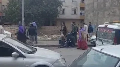 Şanlıurfa’da sabah saatlerinde Kışla Mahallesi’nde yolda karşılaşan iki grup arasında