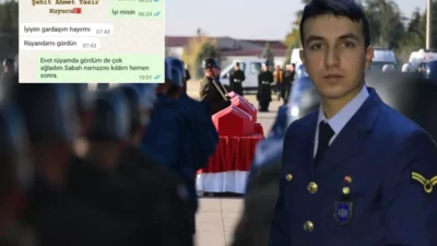 Şehit Kuyucu, şehit olmadan birkaç saat önce kız kardeşiyle mesajla