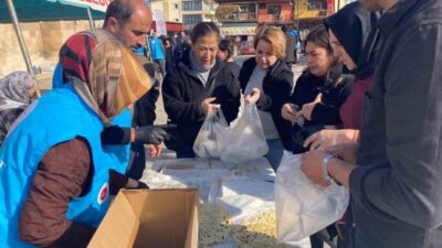 Afyonkarahisar’ın Sultandağı ilçesinde İsrail zulmüne maruz kalan Filistin için hayır