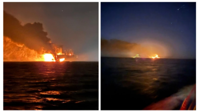 Kocaeli’nin Kandıra ilçesine bağlı Kefken açıklarında Rusya’nın Novoroski Limanı’na seyreden