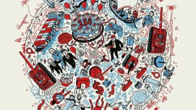 Kapakta kılıçların çekilmiş olması, dünya ekonomisindeki düşüş ve artan küresel