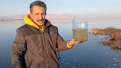 Çay, Bolvadin ve Sultandağı ilçe sınırları içerisinde bulunan Eber Gölü’nde
