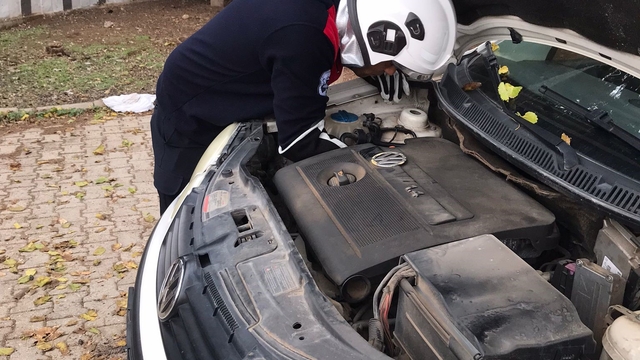 Hatay’da gece saatlerinde hava sıcaklığının 5 dereceye kadar düşmesi üzerine,