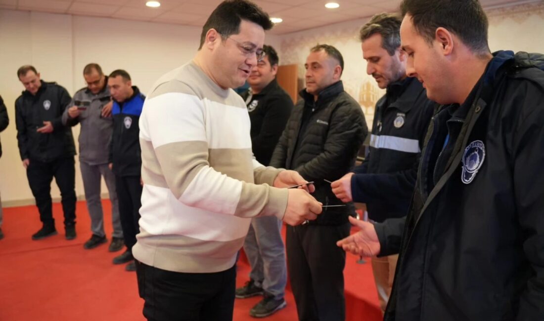 Programda konuşan Başkan Aynacı, “İlçemizin düzeni, güvenliği ve huzuru için