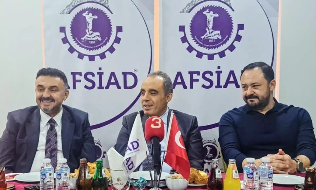 AFSİAD Yönetim Kurulu Başkanı Kadir Sayın ve AFSİAD yönetim kurulu