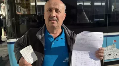 Tokat’ta özel halk otobüsü şoförü olarak görev yapan 55 yaşındaki