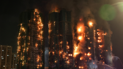 Yangının çıktığı Wang Fuk Court binasının yenileme ihalesini üstlenen Prestige