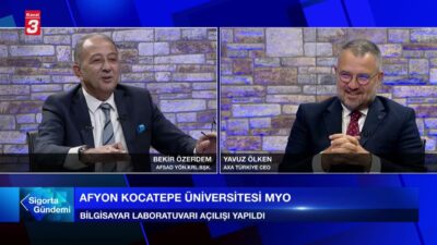 Sigorta Gündemi’nde Bu Hafta: AFSAD Yönetim Kurulu Başkanı Bekir Özerdem
