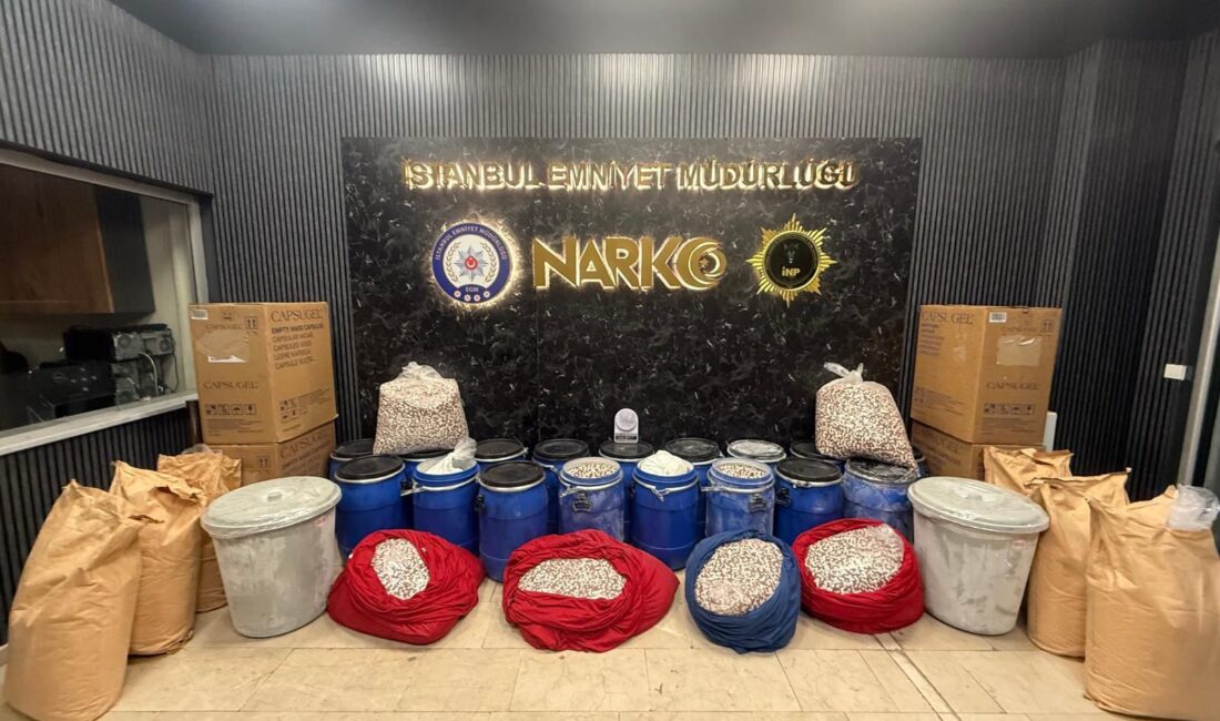 İstanbul ve İzmir’de polis tarafından düzenlenen uyuşturucu operasyonlarında, 6 milyon