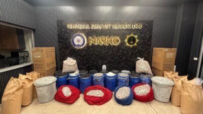 İstanbul ve İzmir’de polis tarafından düzenlenen uyuşturucu operasyonlarında, 6 milyon