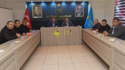 Ziyarete TÜRK-İŞ İl Temsilcisi Muharrem Uslu, Harbiş, Demiryol-İş ve Sağlık-İş