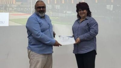 Eczacılık Fakültesi Dekanı Prof. Dr. Cengiz Sarıkürkcü, Dekan Yardımcısı Prof.