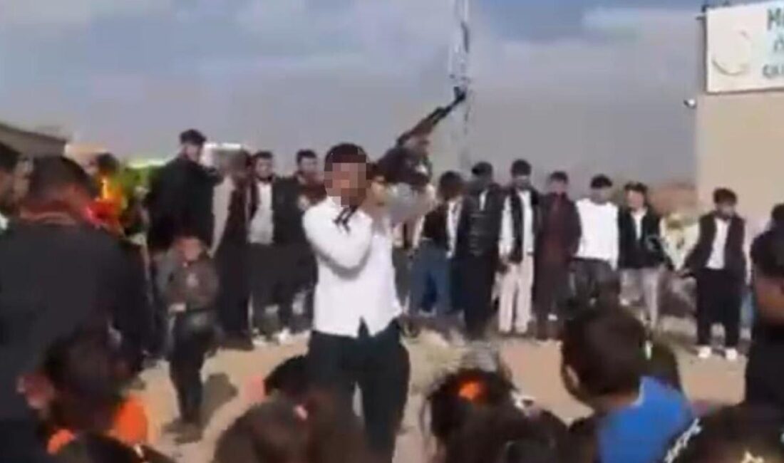 Şanlıurfa Haliliye ilçesine bağlı Örencik Mahallesi’nde, bir düğünde kimliği belirlenemeyen