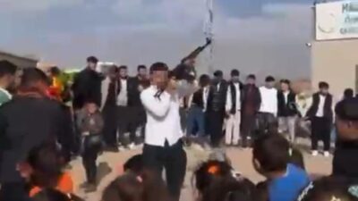 Şanlıurfa Haliliye ilçesine bağlı Örencik Mahallesi’nde, bir düğünde kimliği belirlenemeyen